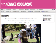 Tablet Screenshot of coolacox.se